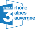 Ancien logo de France 3 Rhône-Alpes Auvergne du 7 janvier 2002 au 6 avril 2008.