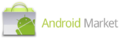 Logo d'Android Market utilisé à partir de 2011 sur la version 3.x de l'application et le site web. Existe encore aujourd'hui