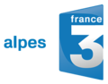 Ancien logo de France 3 Alpes du 4 janvier 2010 au 3 janvier 2016.