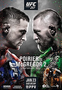 Постер UFC 257: Порье vs. Макгрегор 2