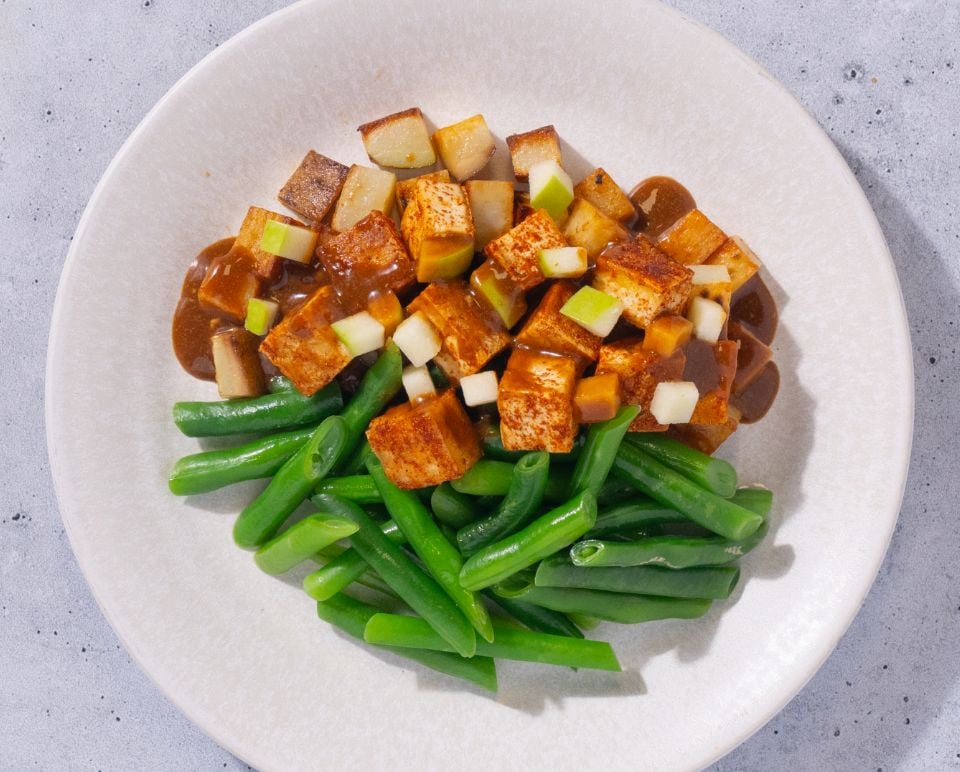 Tofu with Apple Brown Sauce image