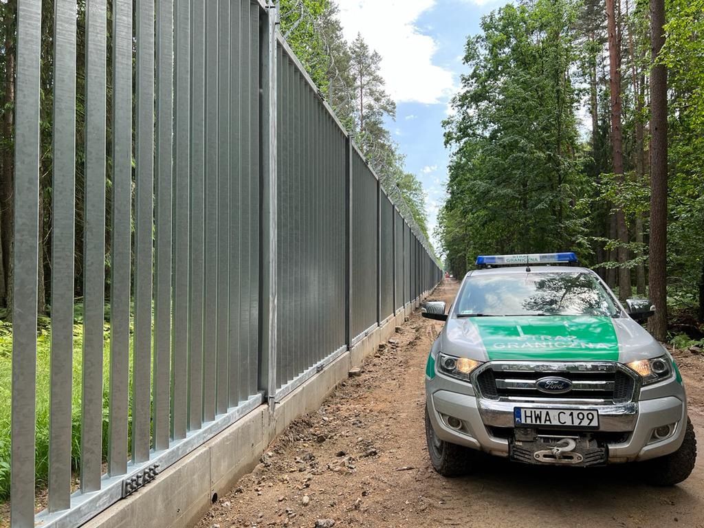 Granica polsko-białoruska. Budują nową zaporę