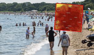 Cała mapa świeci na czerwono. Wiemy, ile potrzymają upały