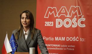 Warszawa 10.05.2022. Konferencja Partii Mam Dosc 2023 Marianny Schreiber. N/z Marianna Schreiber.