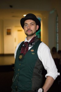 Colin as Professor von Explaino, circa 2013