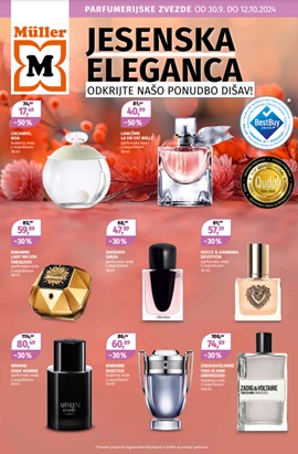 Muller katalog parfumerija Jesenska eleganca do 12.10.