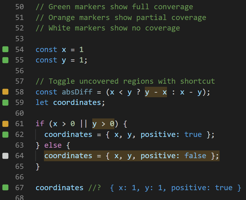 Inline Code Coverage