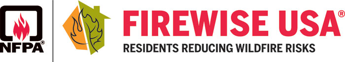 Firewise program banner with the National Fire Protection Administration logo