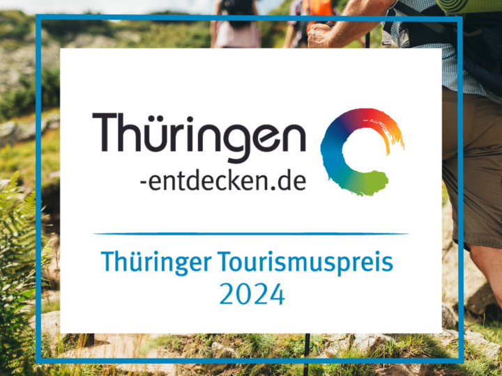 Sharepic: Logo Thüringen entdecken - Thüringer Tourismustag 2024