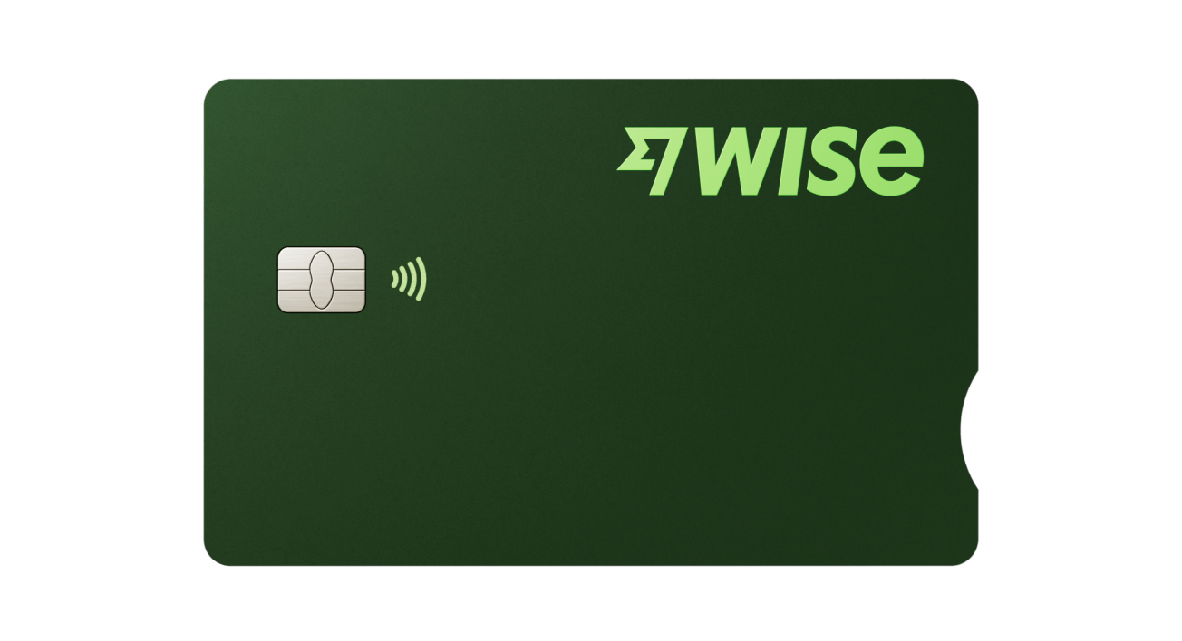 A Wise Business debit card.