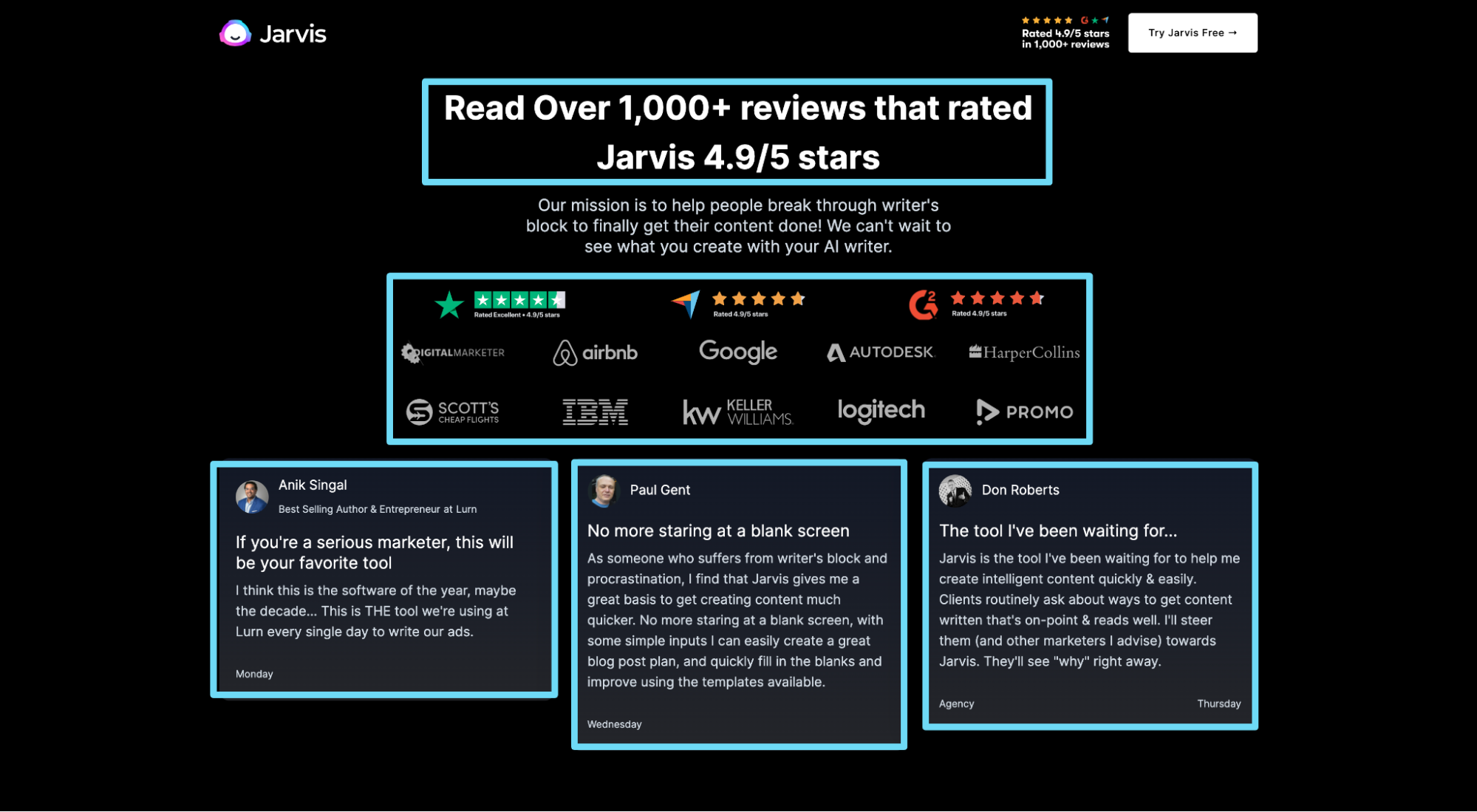 Jarvis social proof