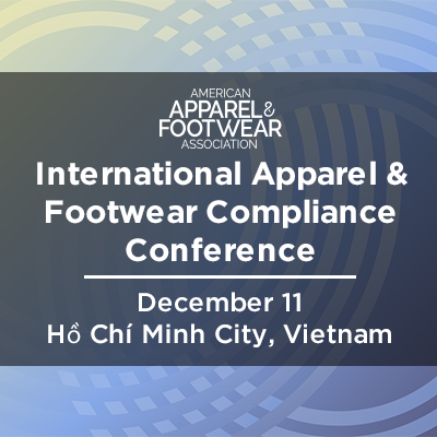 International Apparel & Footwear Compliance Conference, December 11, Ho Chi Minh City, Vietnam