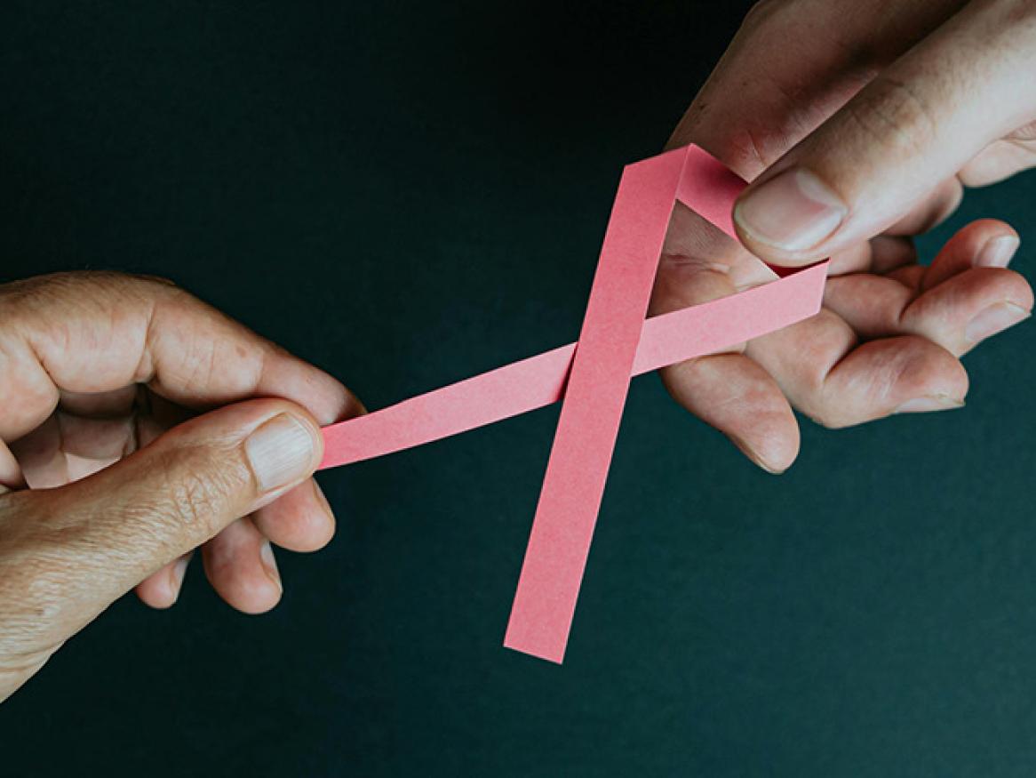 Breast cancer ribbon