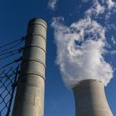 The cooling tower of Plant Vogtle's Unit 4, operated by Georgia Power, is shown in Georgia's Burke County near Waynesboro, on Wednesday, May 29. (Arvin Temkar/AJC 2024)