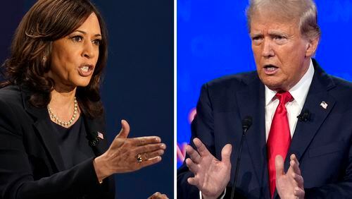 Vice President Kamala Harris and former President Donald Trump are participating in a presidential debate today.