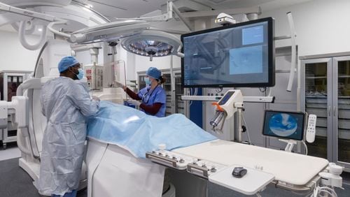 Interventional Radiology at Winship Cancer Institute at Emory Midtown. Photo by David Kresses © May Architecture