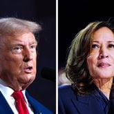 Former President Donald Trump and Vice President Kamala Harris are set to debate on Tuesday night. (Photo Courtesy of Spencer Platt/Getty Images and Melina Mara/The Washington Post)