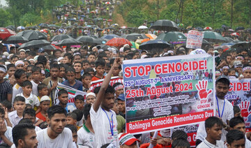 Thousands of Rohingya flee to Bangladesh from violence in Myanmar, official says