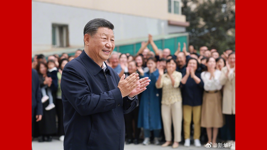 习近平在甘肃兰州市考察调研