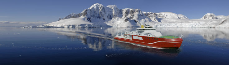 RRS Sir David Attenborough, ship visualisation