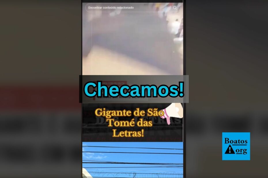 Homem gigante é avisado em São Tomé das Letras MG, diz boato (Foto: Reprodução/TikTok)