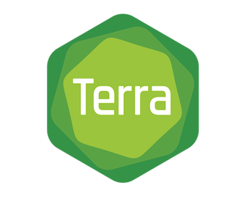 Graphic displaying Terra logo