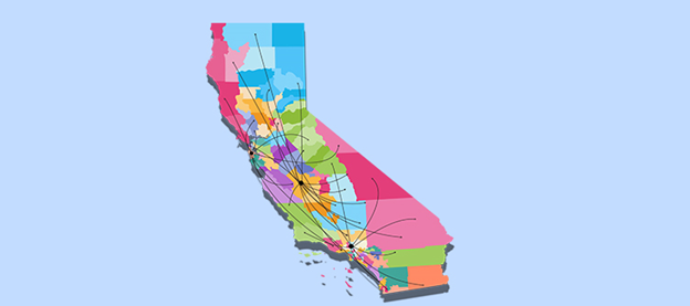 Map of California