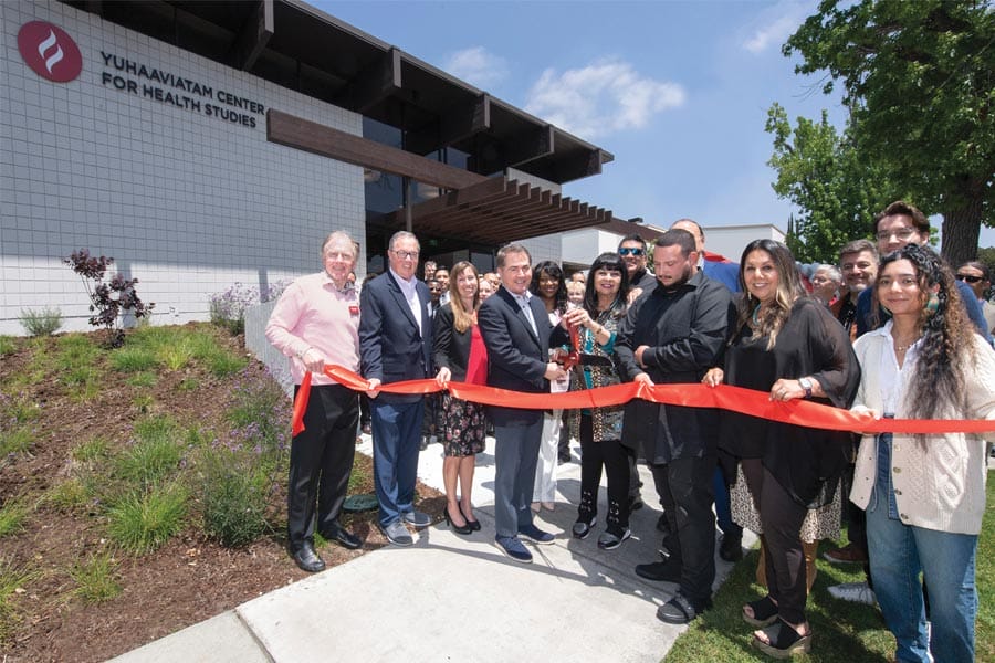 Ribbon cutting for the Y-Center opening