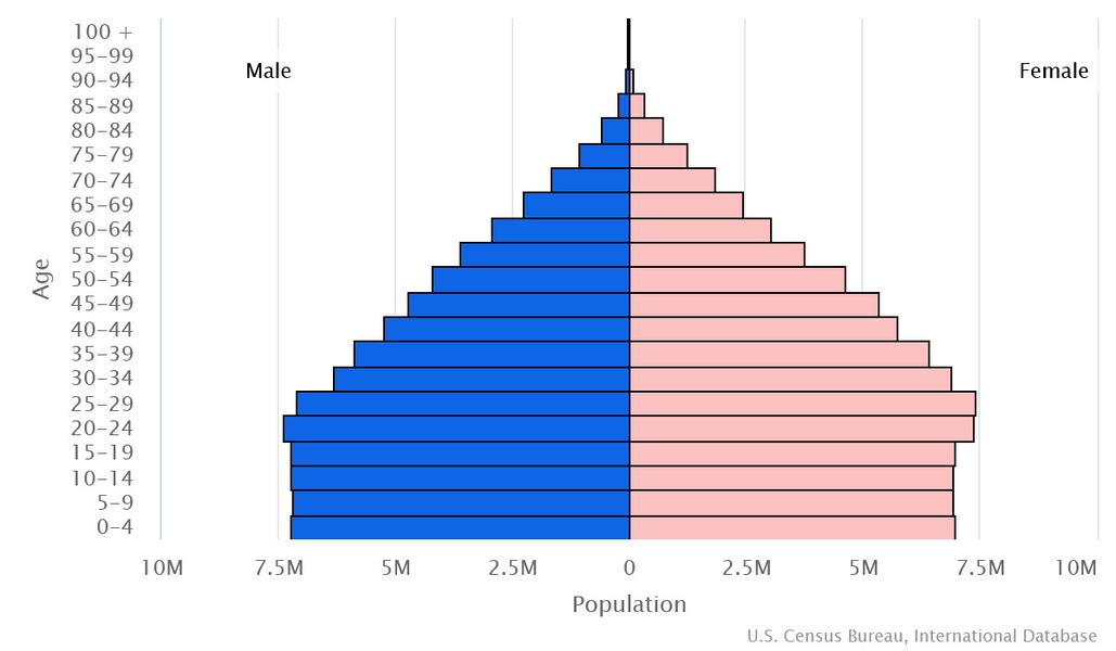 2023 population pyramid