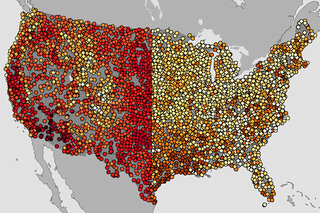 Thumbnail image for Tools & Interactives - Historic summer heat in the U.S.