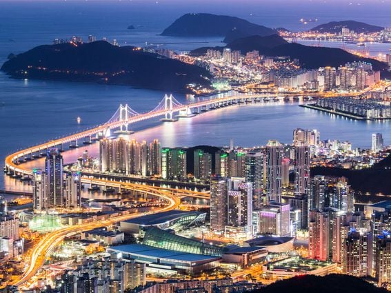 Busan, South Korea, is trying to become a crypto hub. (Insung Jeon)