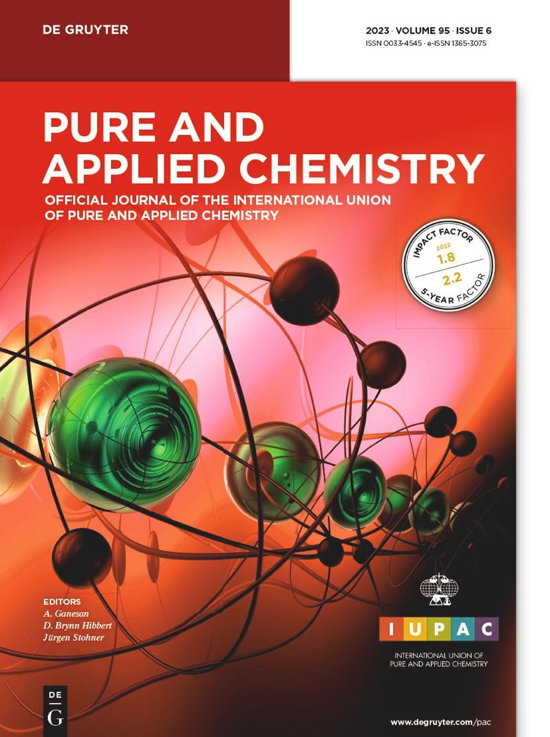 journal: Pure and Applied Chemistry