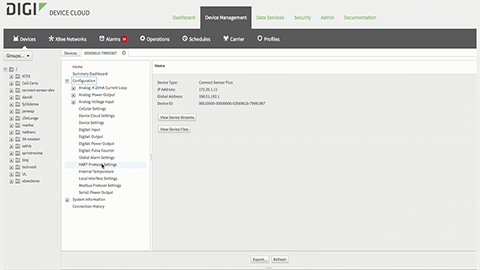 Digi Connect Sensor+ Features and Device Cloud Video