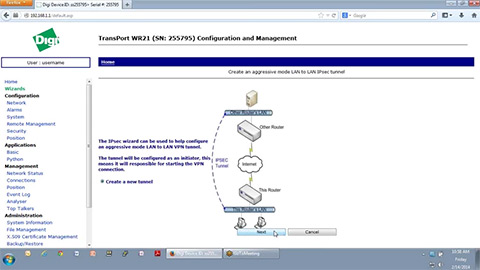 Digi TransPort Tech: Configuring a VPN