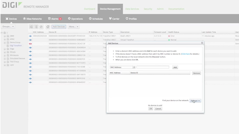 Adding Your First Device to Digi Remote Manager