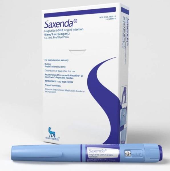 Pill medicine is Saxenda 18 mg/3 mL (6 mg/mL) pre-filled pen