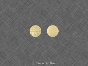 Pill APO 049 Yellow Round is Enalapril Maleate