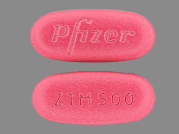 Zithromax 500 mg (Pfizer ZTM500)