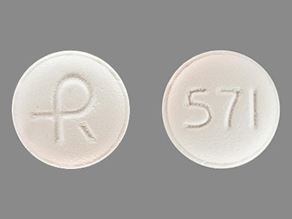 Pill R 571 is Indapamide 2.5 mg