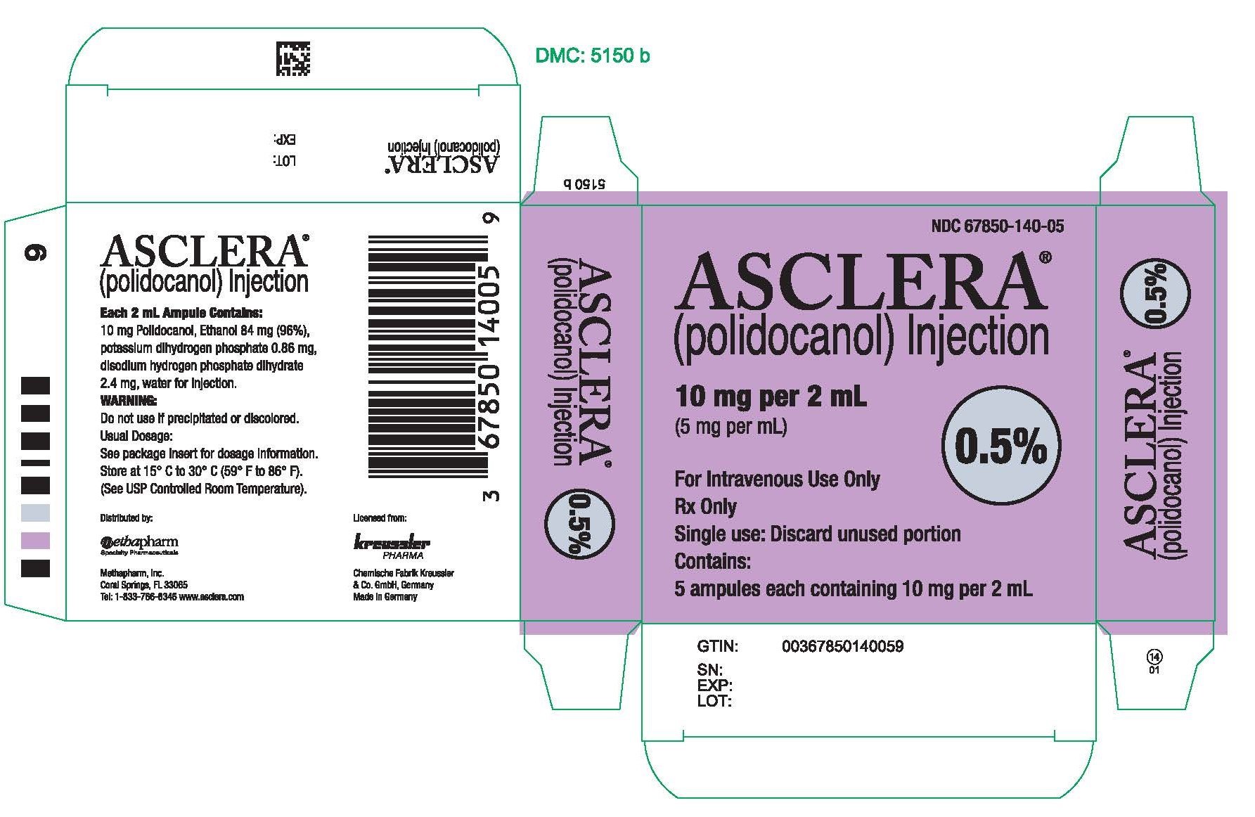 PRINCIPAL DISPLAY PANEL - 10 mg Ampule Carton