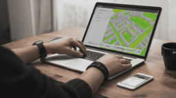 AI Pro Online on laptop 3D Wi-Fi design