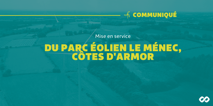 Mise en service du parc éolien Le Ménec