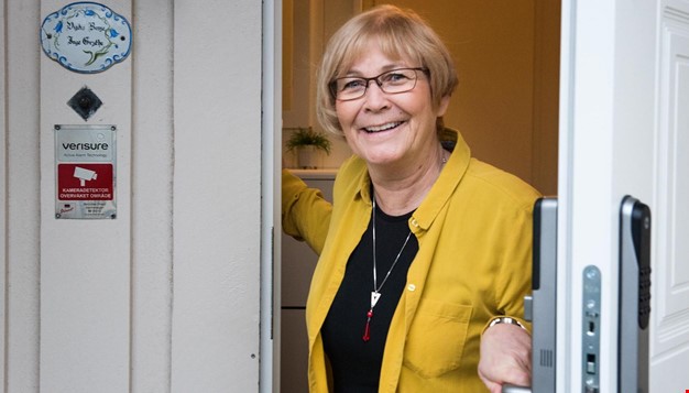 Vigdis Berge forteller om luft-til-vann-varmepumpe