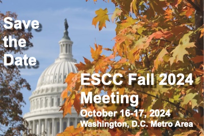 Image: Save the Date: Escc Fall 2024 Meeting, October 16-17, 2024, Washington, D.C. Metro Area