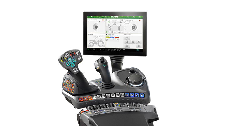 Fendt 1000 Vario Profi+ Setting 2 con joystick monomando en cruz