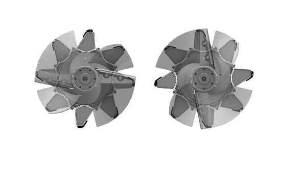 Fendt IDEAL Dedos del rotor CGI