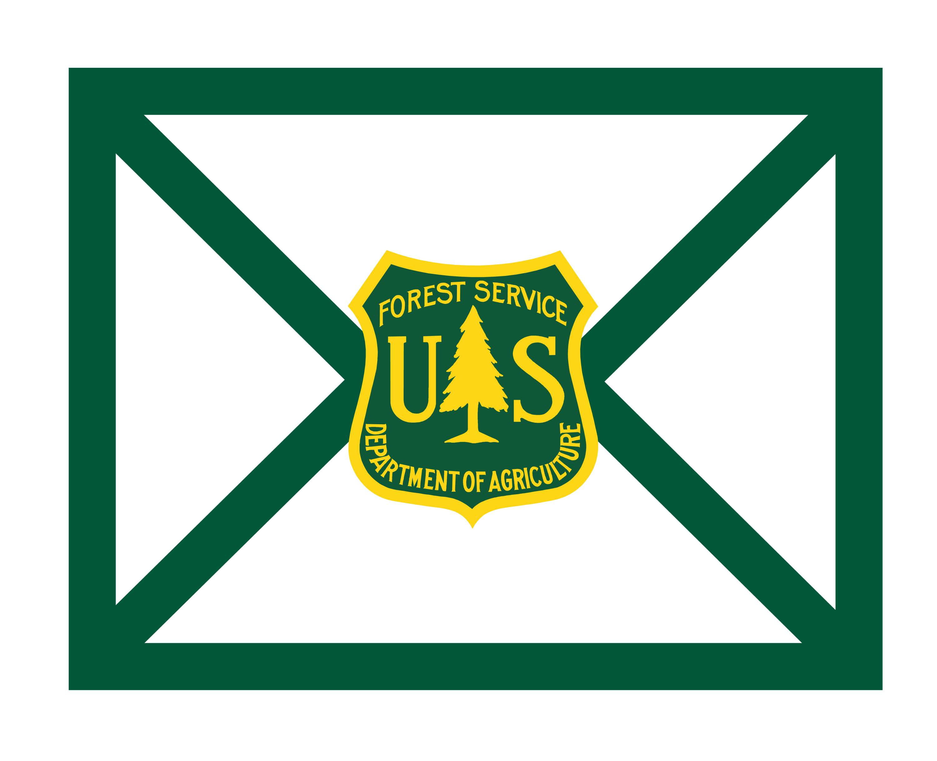 Envelope with Forest Service logo.