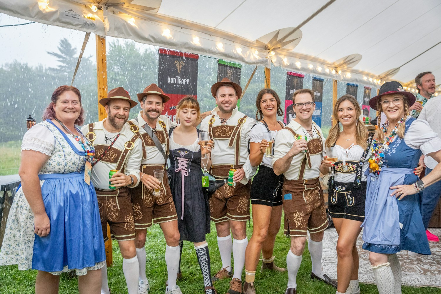 Costumes abound at our annual celebration dinner!