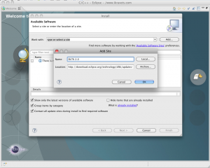 Eclipse Galileo -> Add New Site -> DLTK Eclipse Galileo -> Add New Site