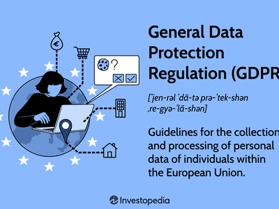 General Data Protection Regulation (GDPR)